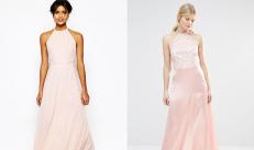 Романтичное и нежное розовое платье в пол