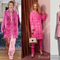 Модное розовое пальто. Кому идет, с чем носить. Фото