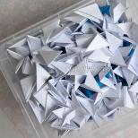 Modüllerden Origami kuğu: çift kuğu yapmak için adım adım talimatlar